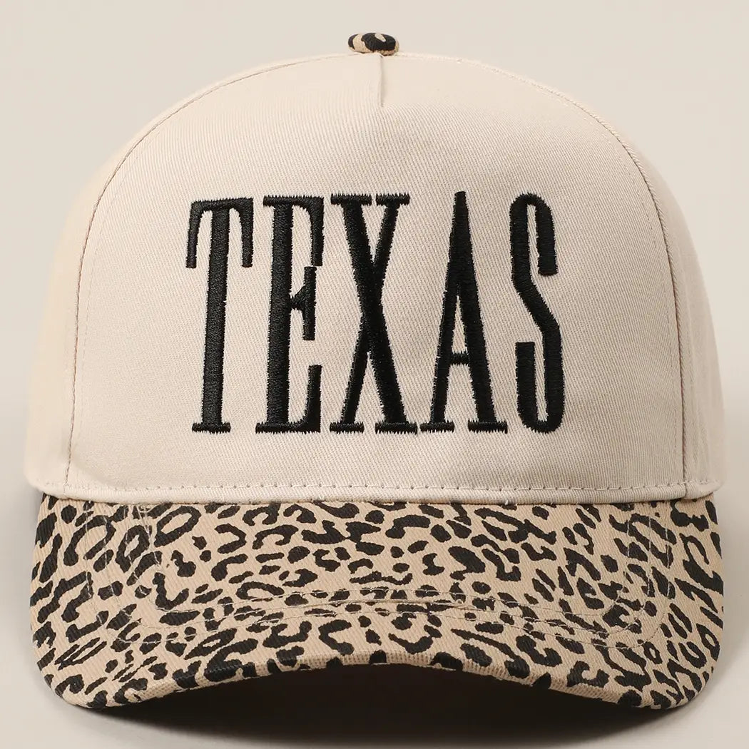 TEXAS EMBROIDERED HAT