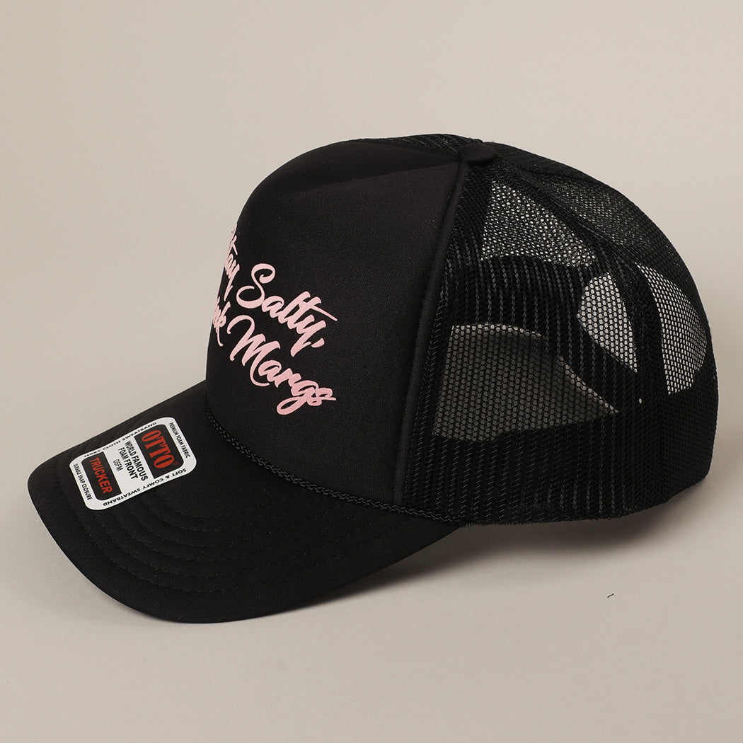 STAY SALTY DRINK MARG TRUCKER HAT