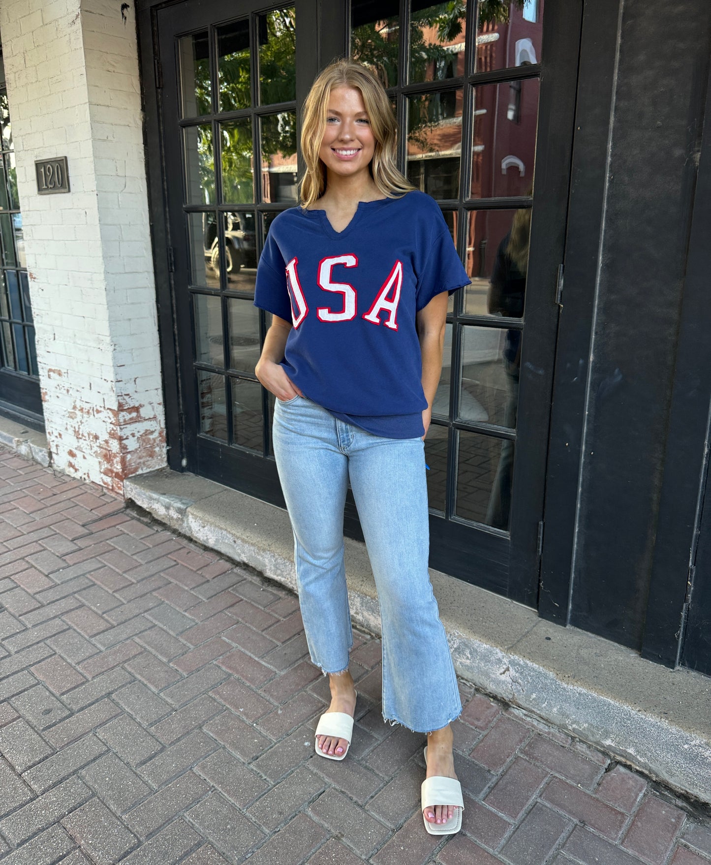 AMERICANA SWEATSHIRT TOP