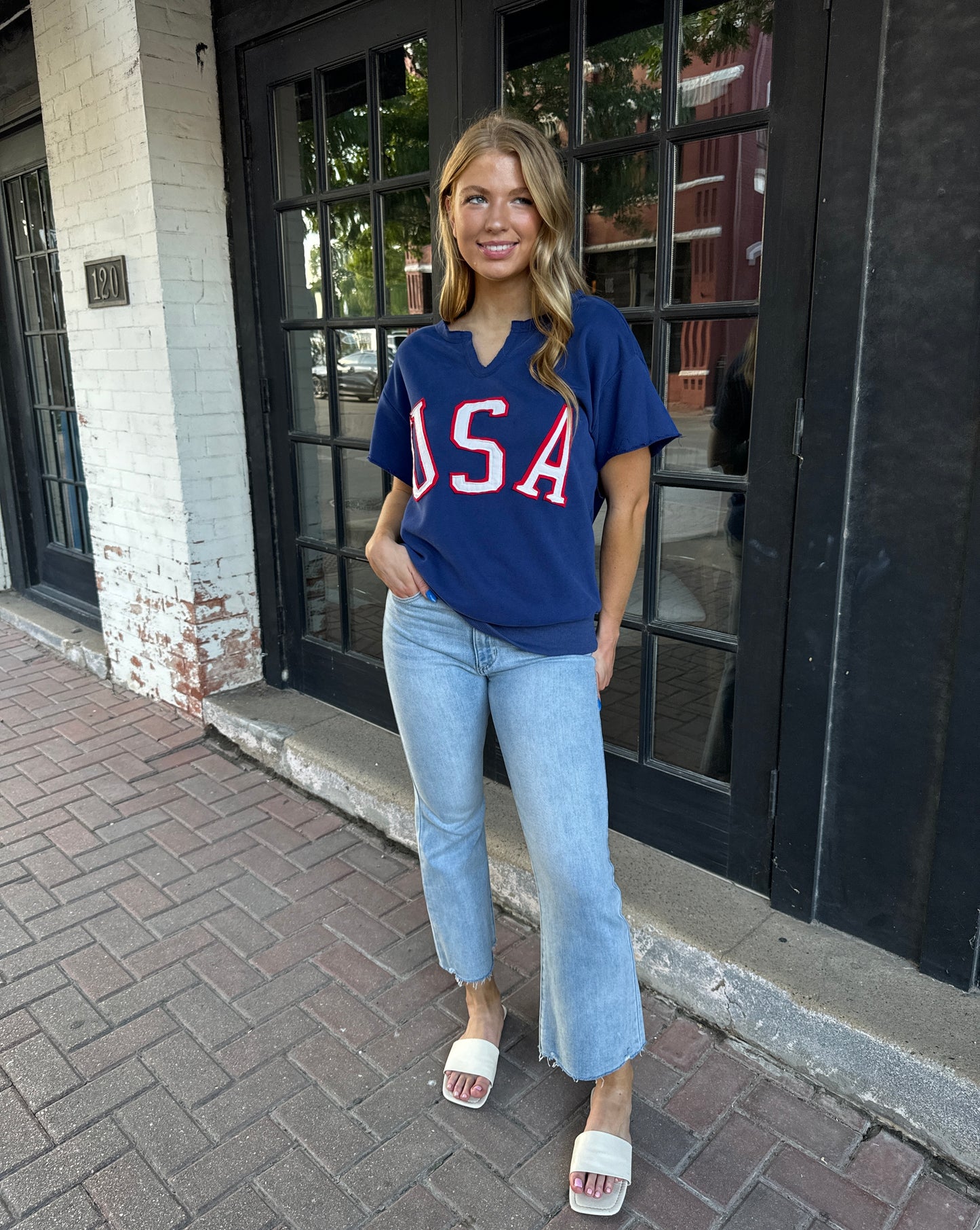 AMERICANA SWEATSHIRT TOP