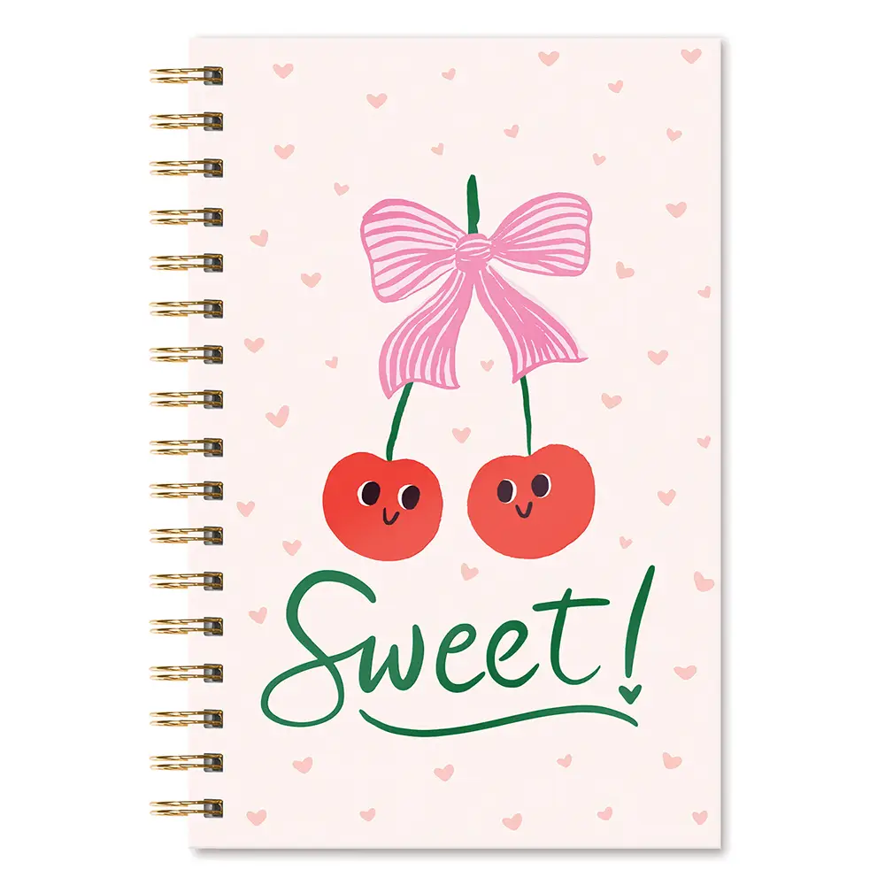 SWEETEST CHERRY SPIRAL NOTEBOOK
