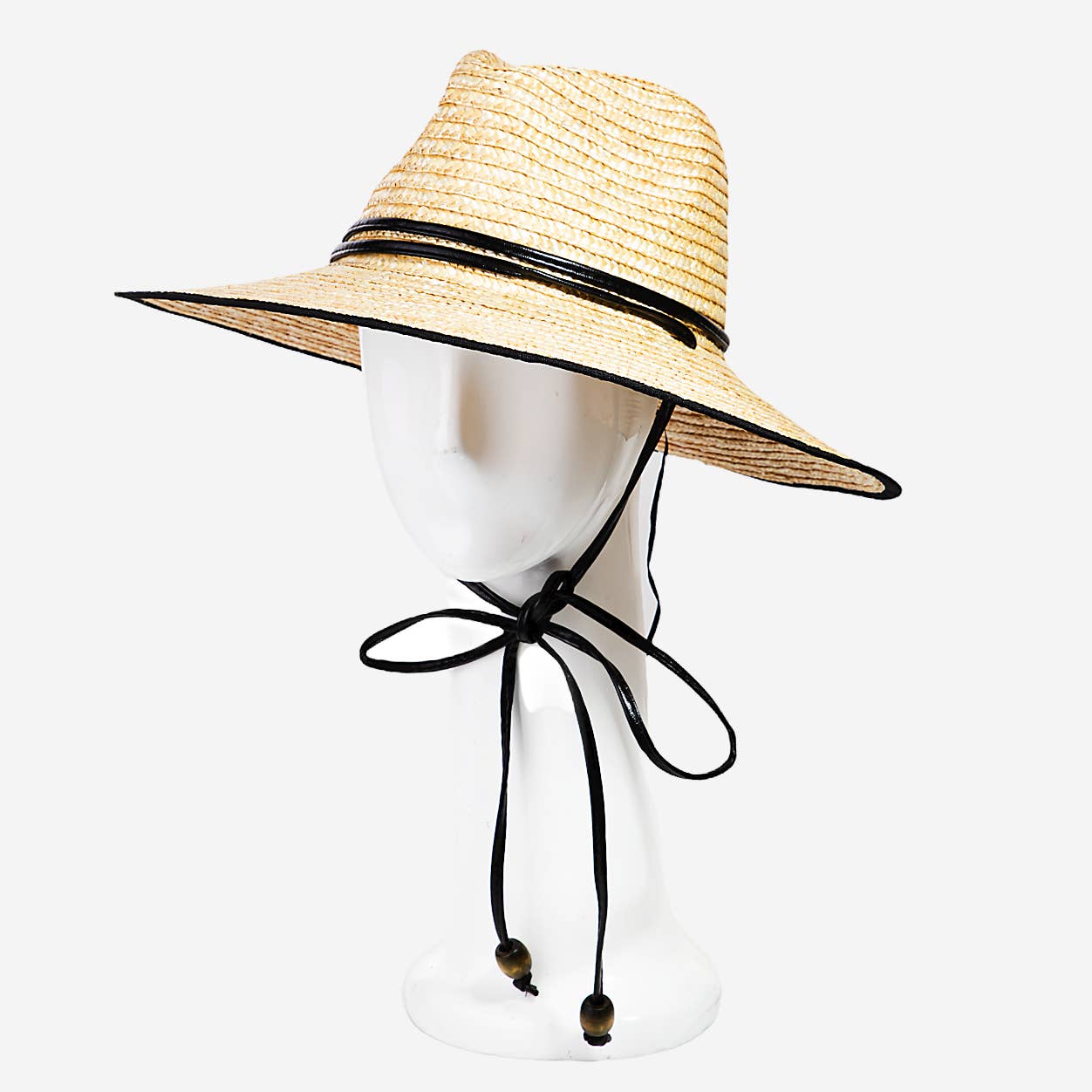 Chin-Strap Straw Sun Hat