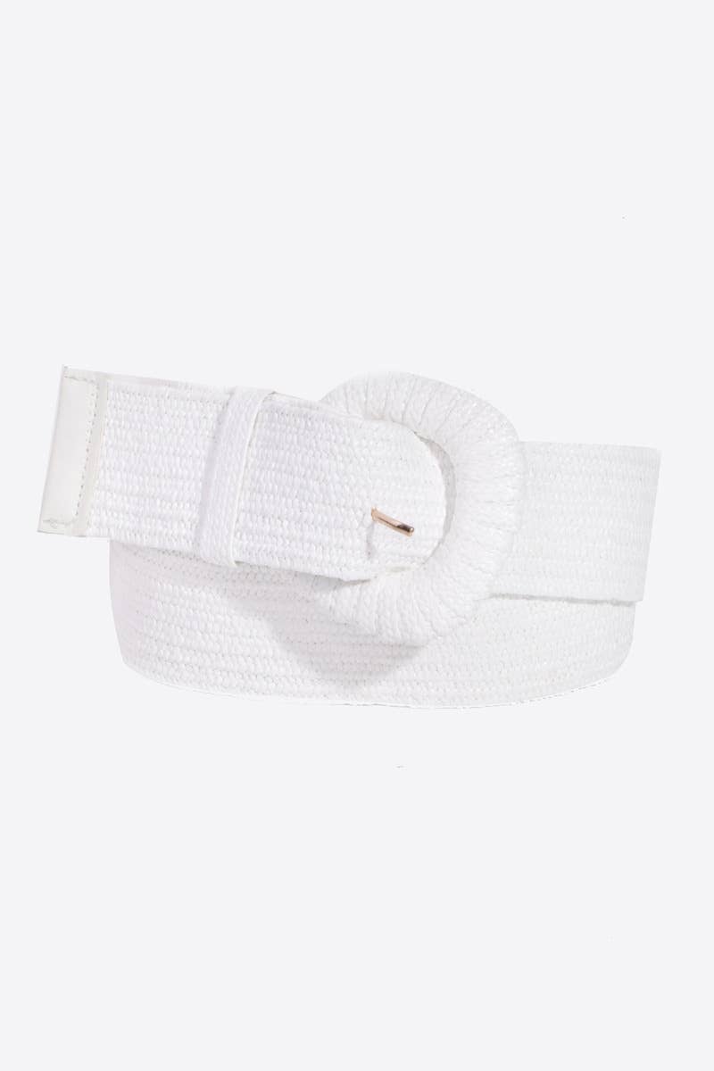 Braided Elastic Fashion Belt