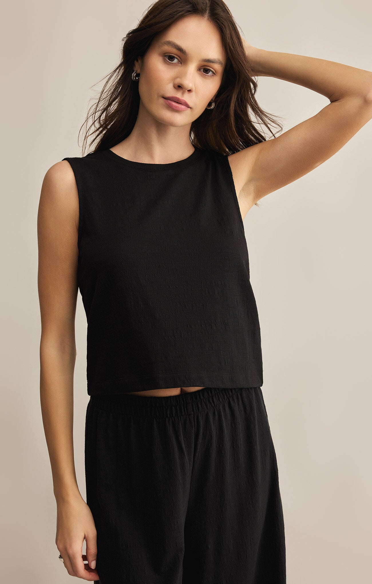 SLOANE TEXTURED TOP