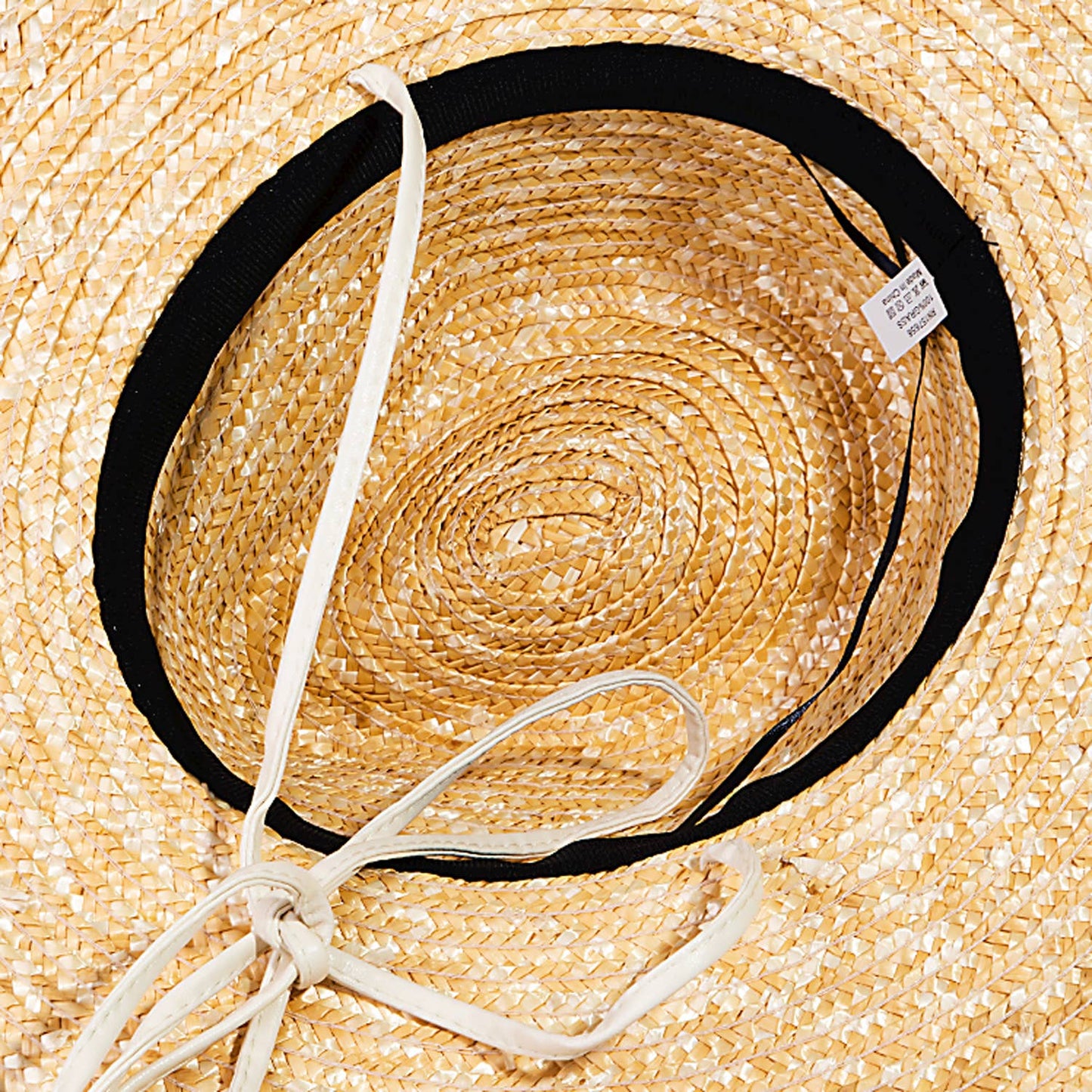 Chin-Strap Straw Sun Hat