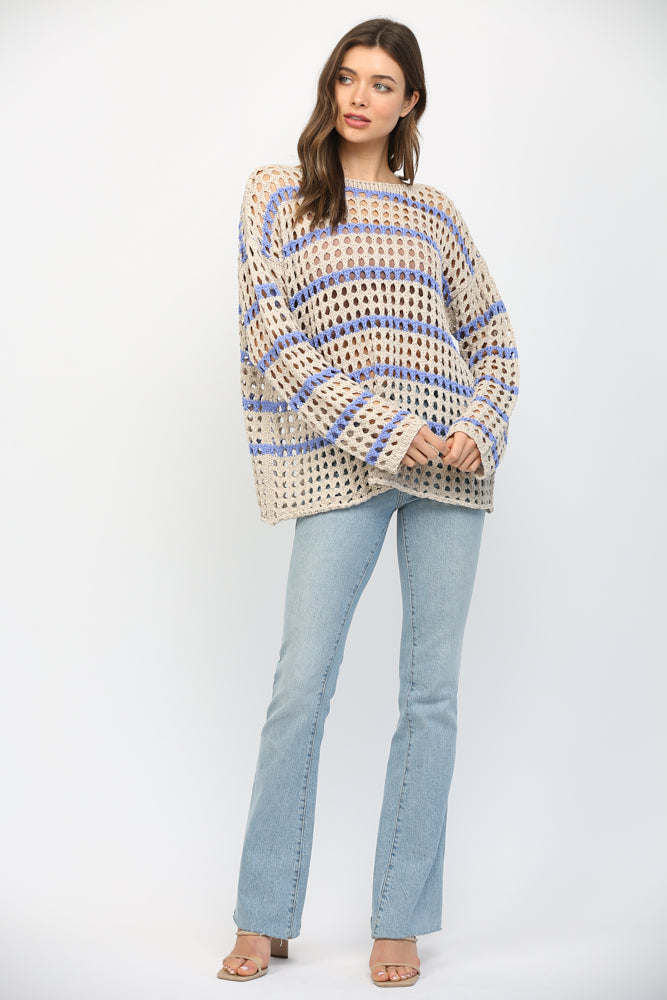 BOATNECK KNIT SWEATER