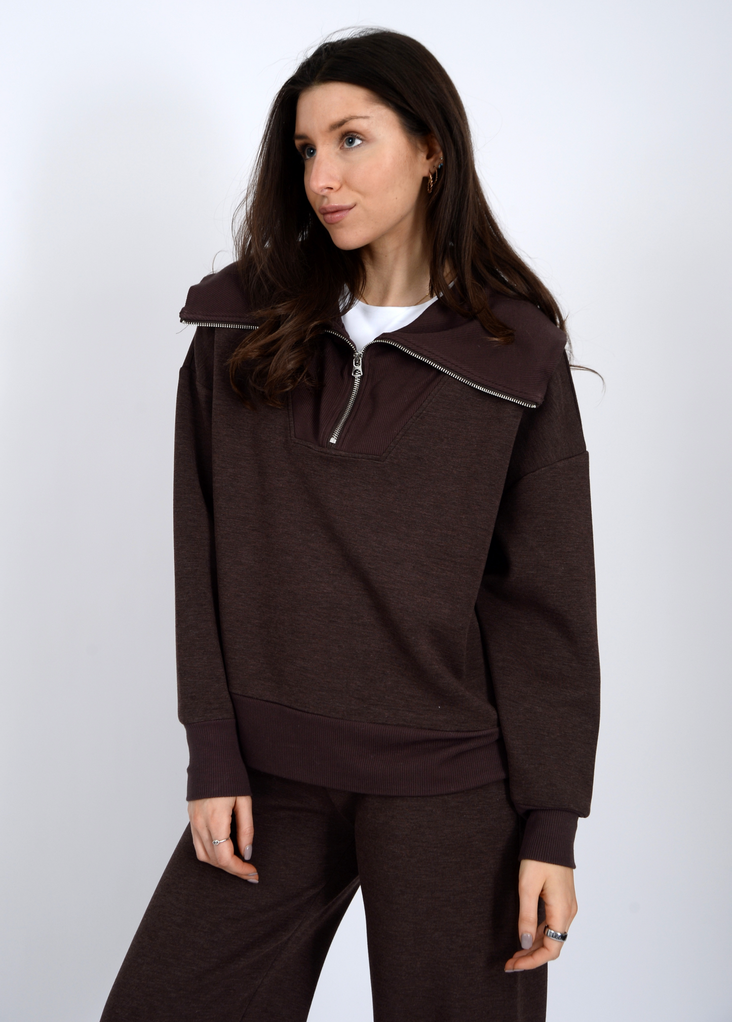 SEAN SOFT KNIT 1/2 ZIP PULLOVER