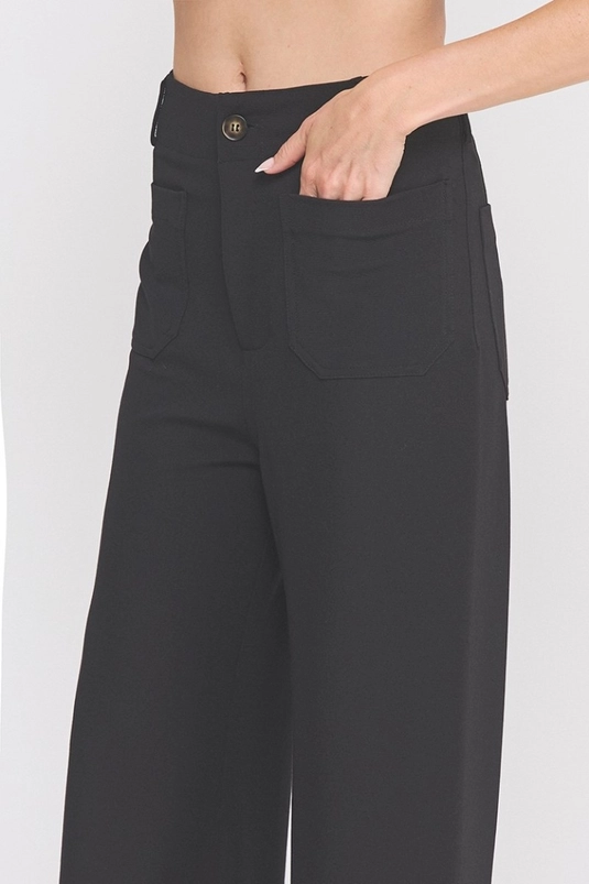 FRONT POCKET DETAIL TROUSERS