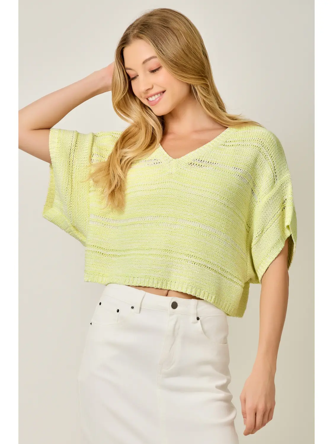 MELANGE RELAXED SWEATER