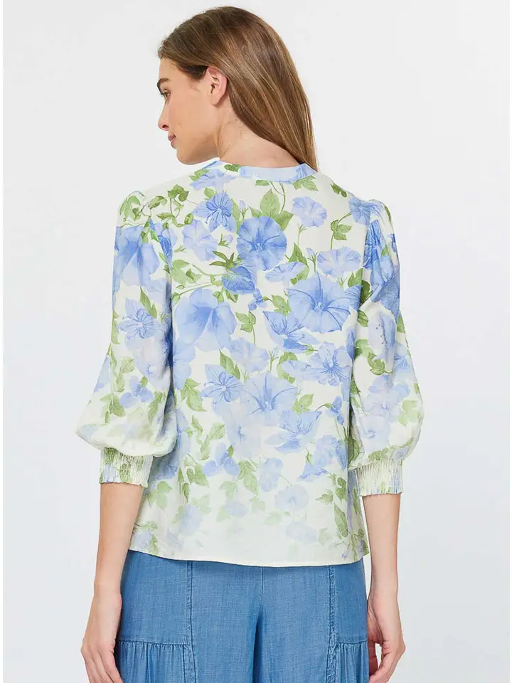 LACE FLORAL BLOUSE