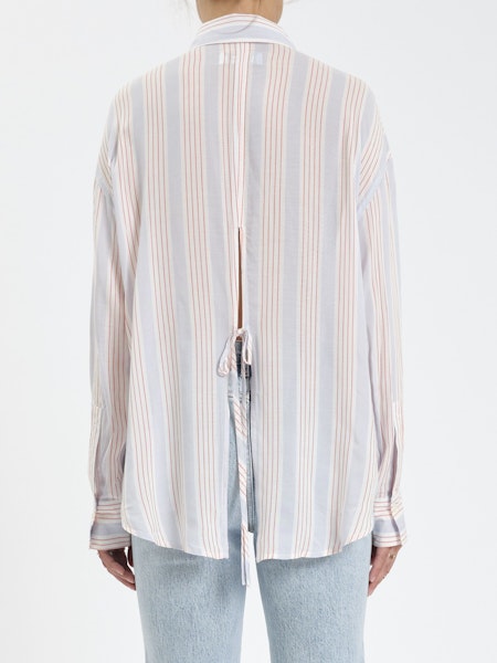 LOTUS OPEN TIE BACK BUTTON UP