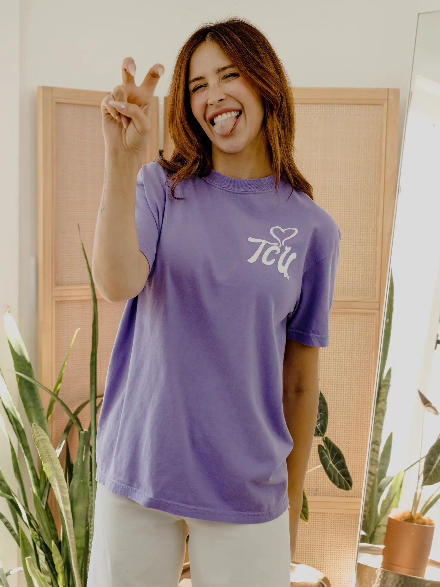TCU HORNED FROGS LYRIC TEE