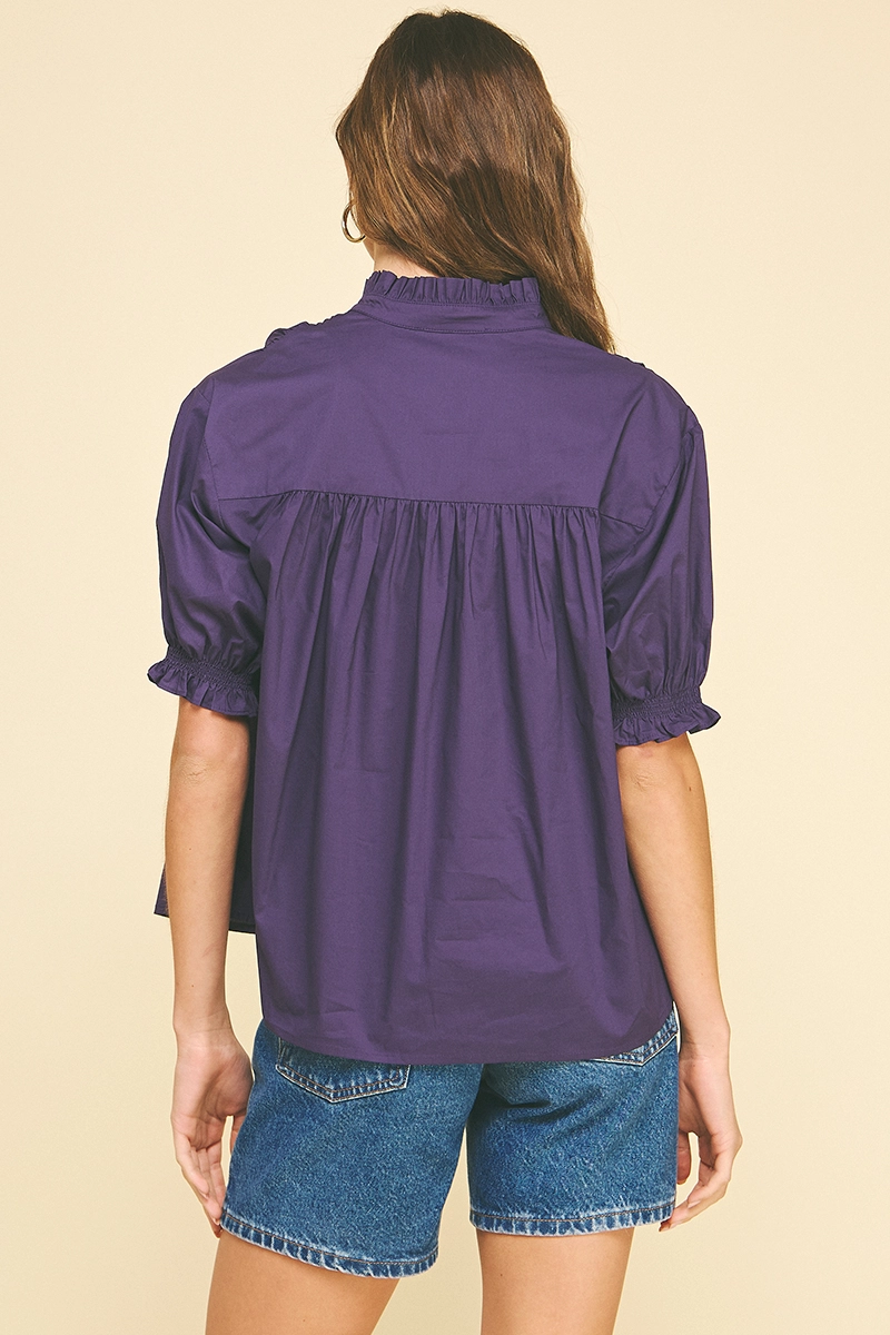 BALLOON SLEEVE BLOUSE