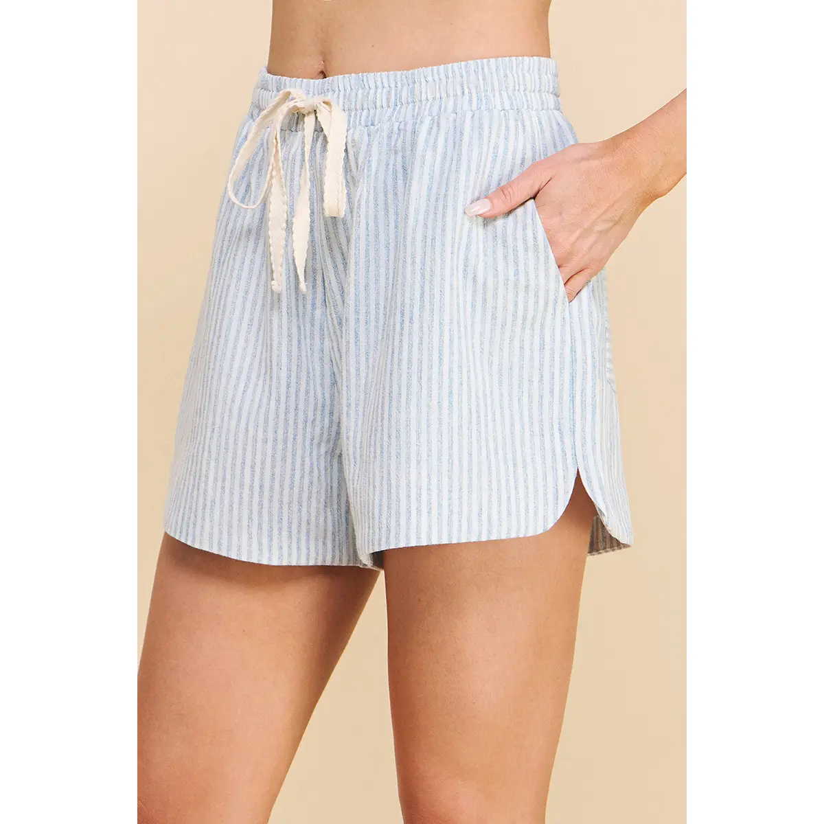 LINEN DRAWSTRING SHORT