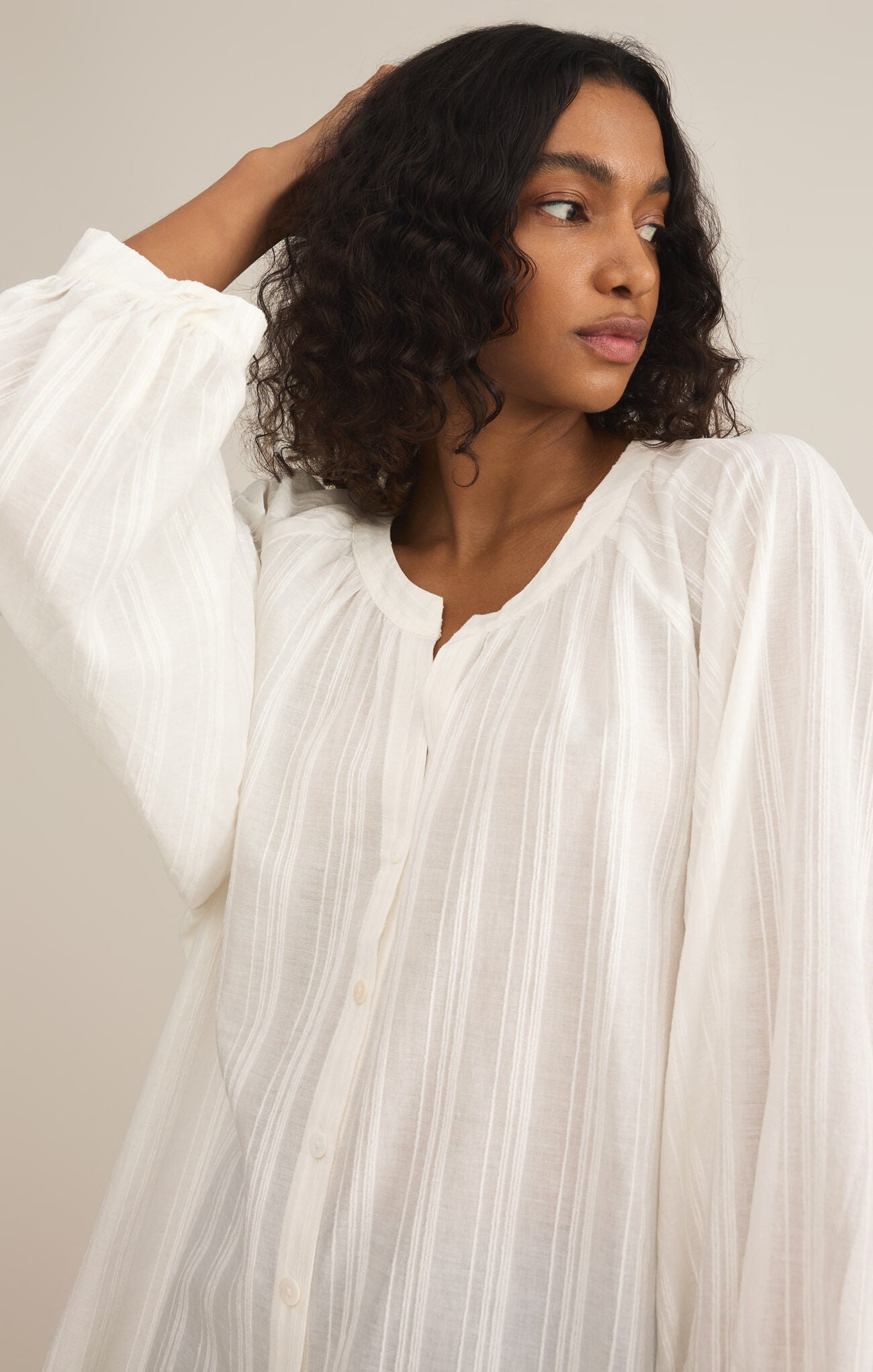 WREN BUTTON UP TOP