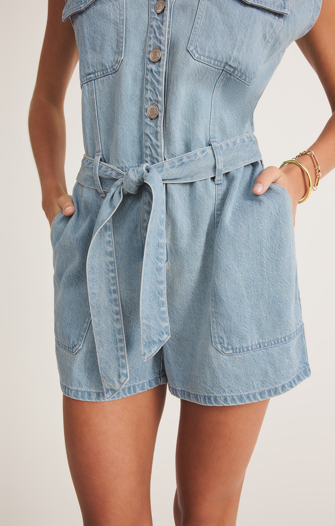 DASH TWILL ROMPER