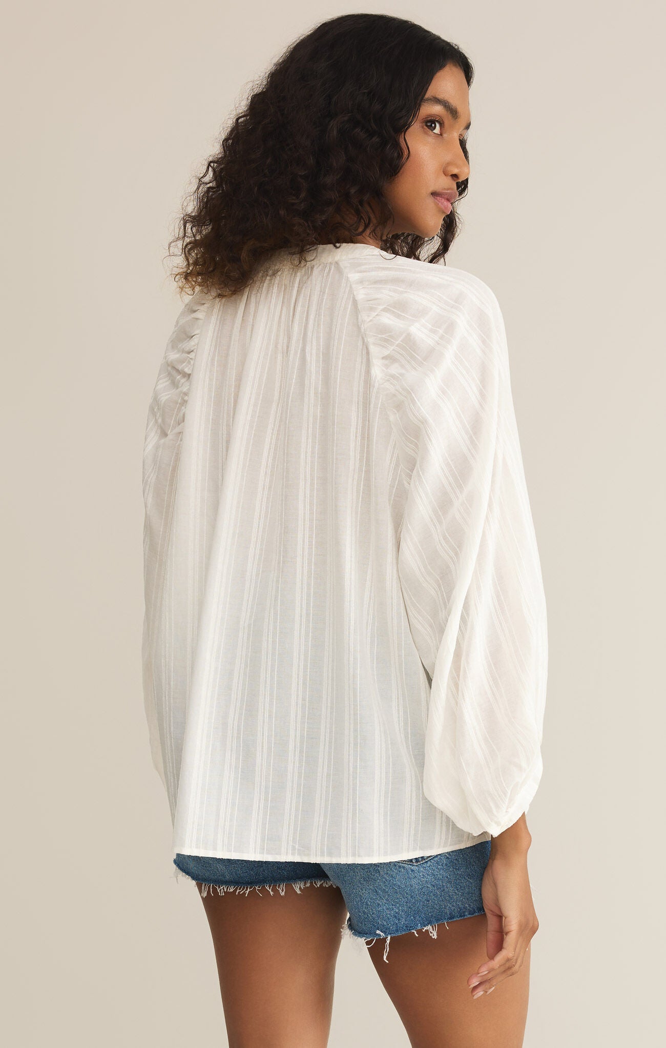 WREN BUTTON UP TOP