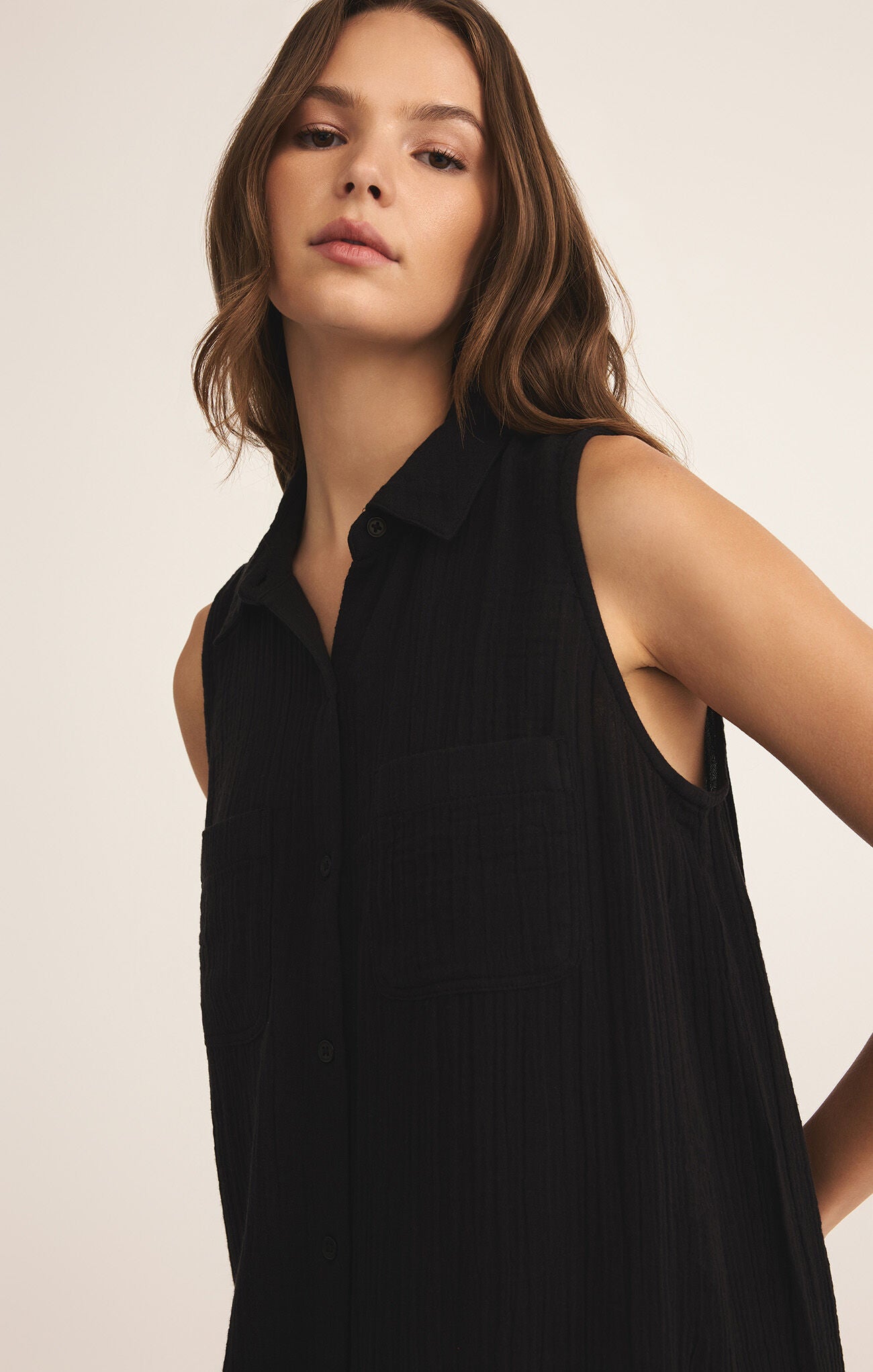 NEW DAY TWILL MINI DRESS