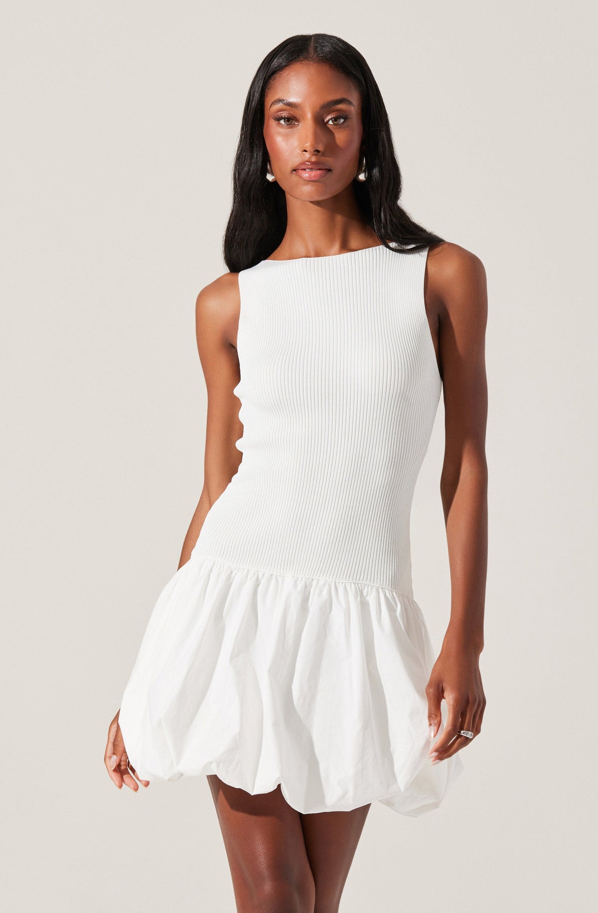 NETTIE SLEEVELESS SWEATER DRESS