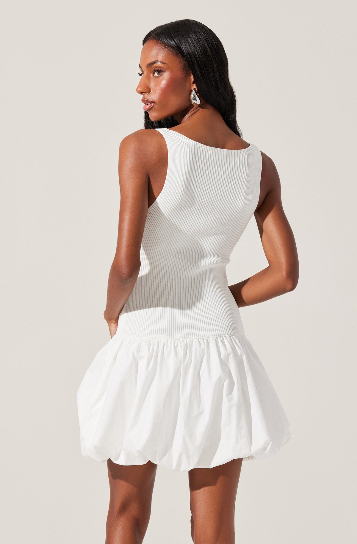 NETTIE SLEEVELESS SWEATER DRESS