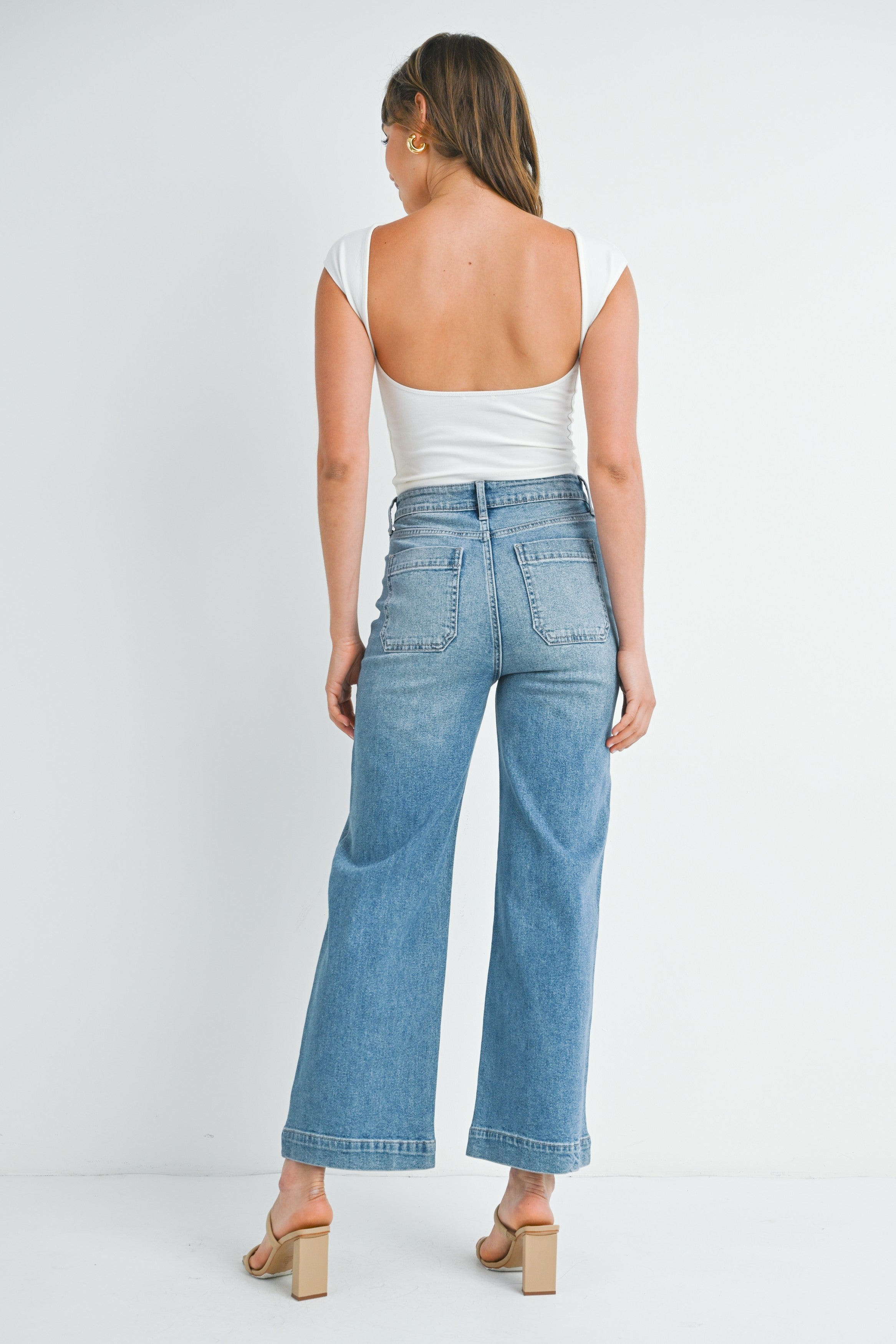 DENIM UTILITY PANT