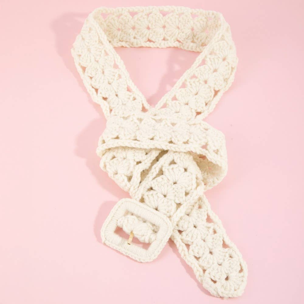 Floral Woven Fashion Belt