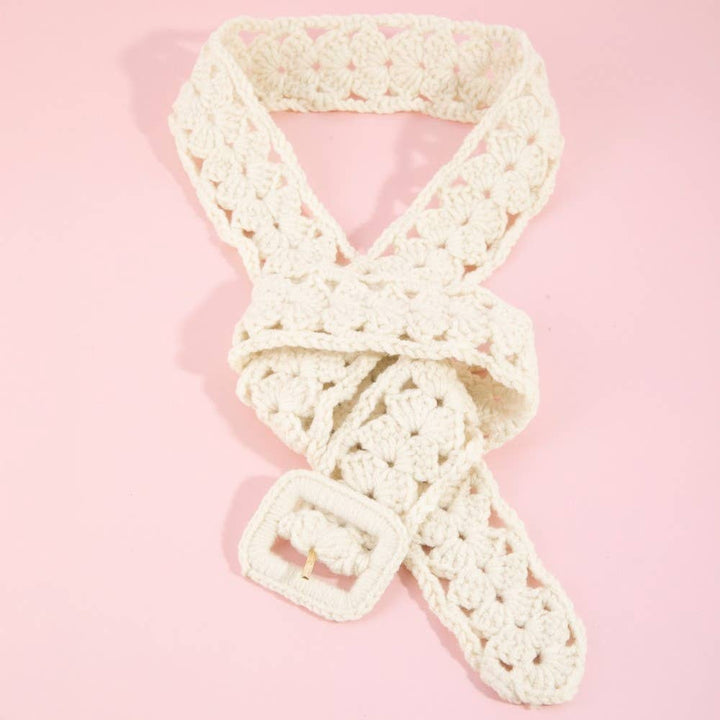 Floral Woven Fashion Belt