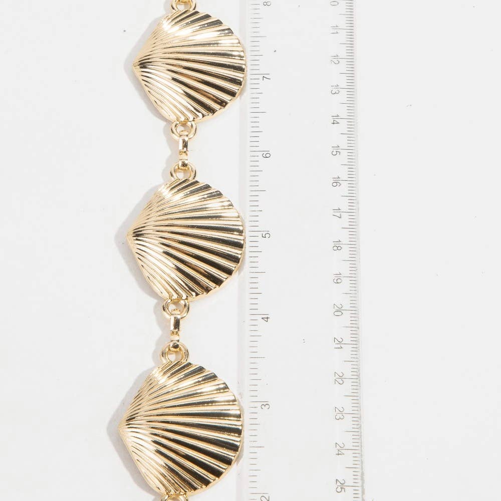 Seashell Link Chain Belt