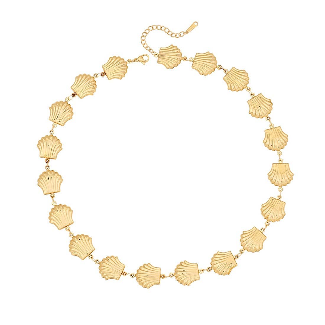 18K STAINLESS STEEL TARNISH FREE SEASHELL NECKLACE