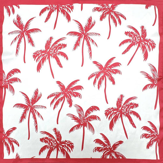 Palm Tree Pattern Square Bandana Scarf