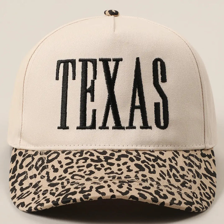 TEXAS EMBROIDERED HAT