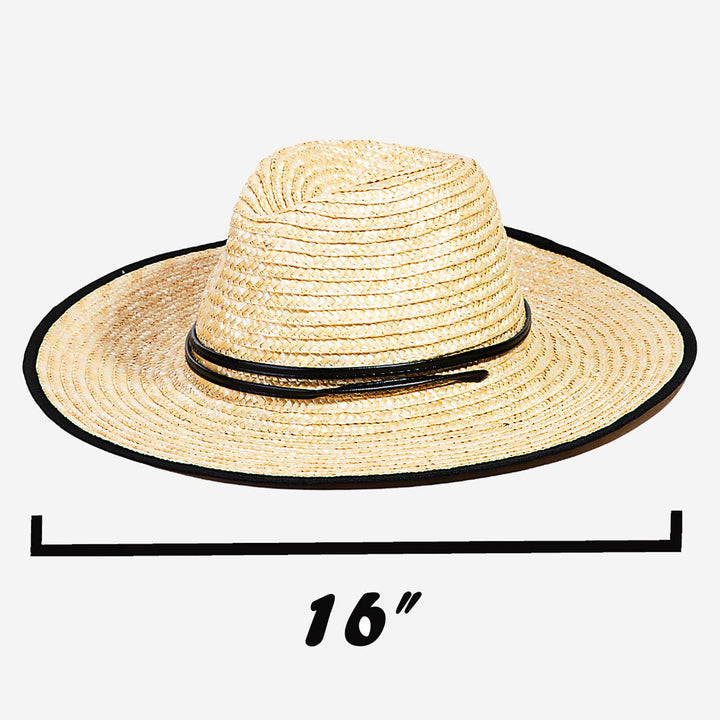 Chin Strap Straw Fashion Sun Hat