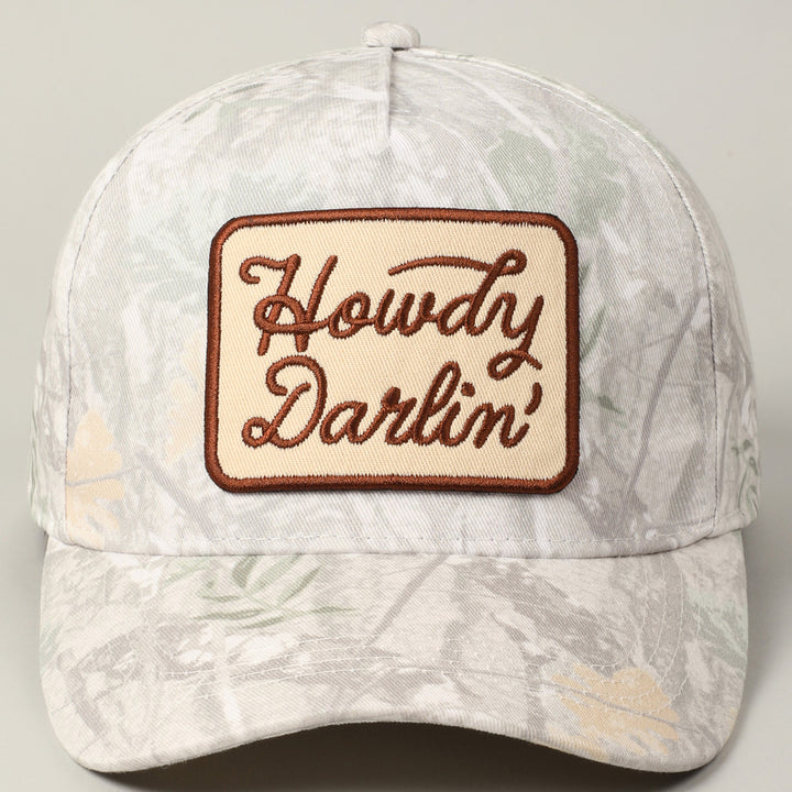 HOWDY DARLIN' EMBROIDERED HAT