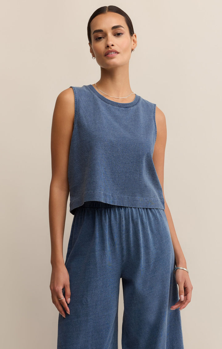 SLOANE JERSEY MUSCLE TANK