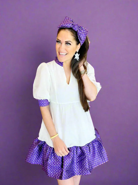 TCU Gameday Bib Dress