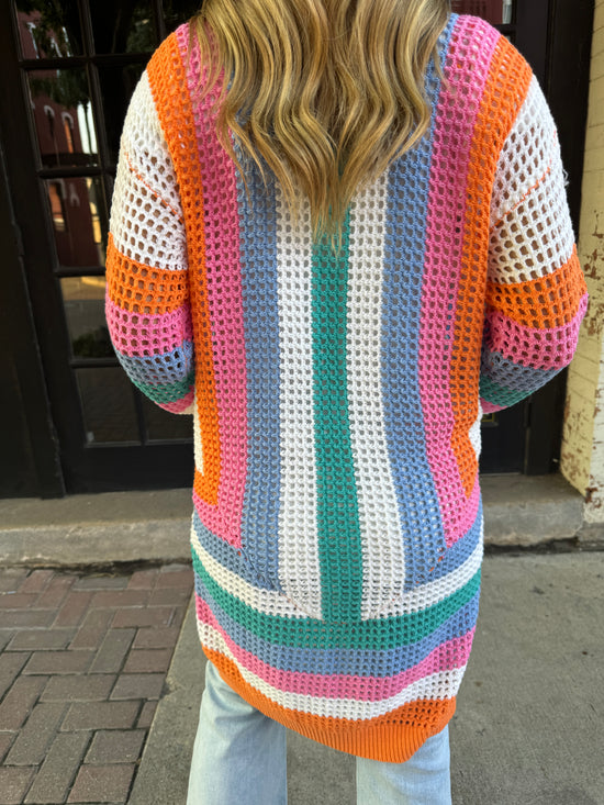 OPEN KNIT CARDIGAN