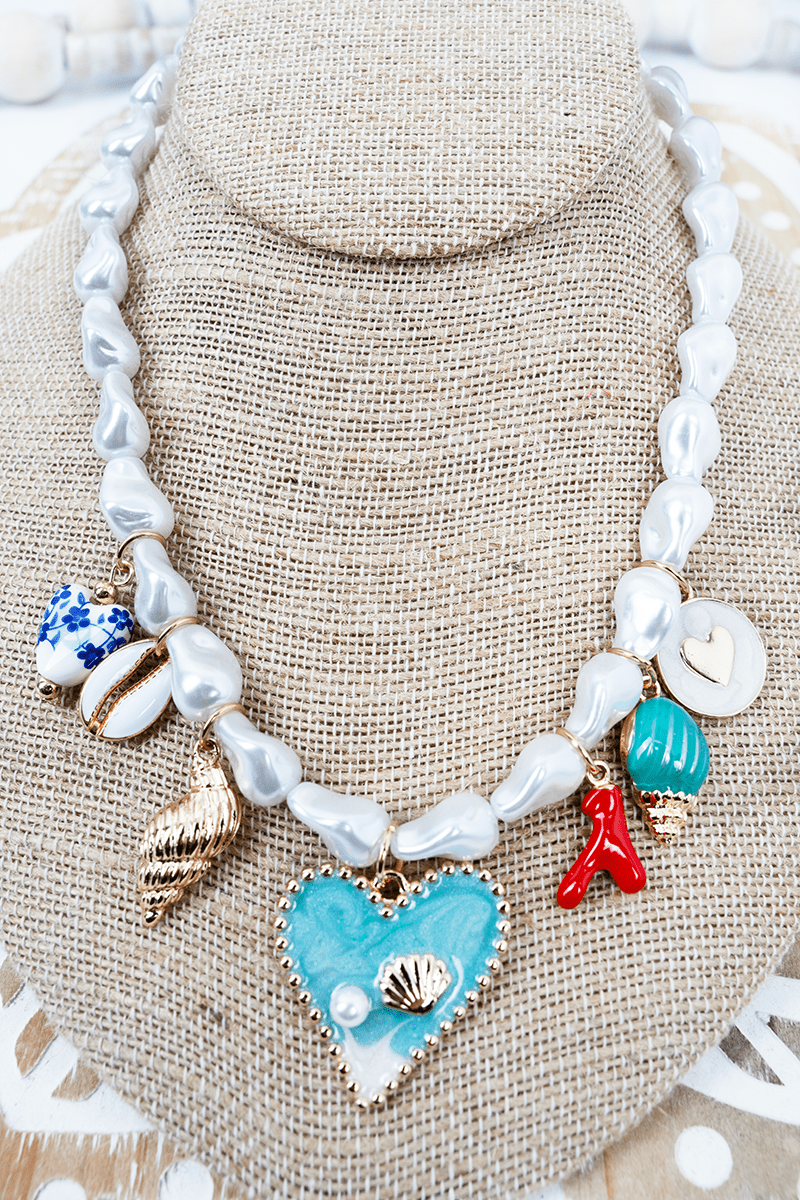 PEARL CHARM NECKLACE