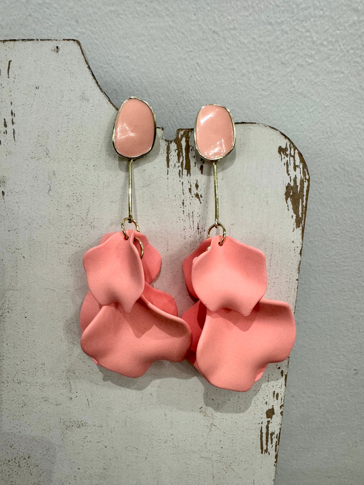 PETAL DROP EARRINGS