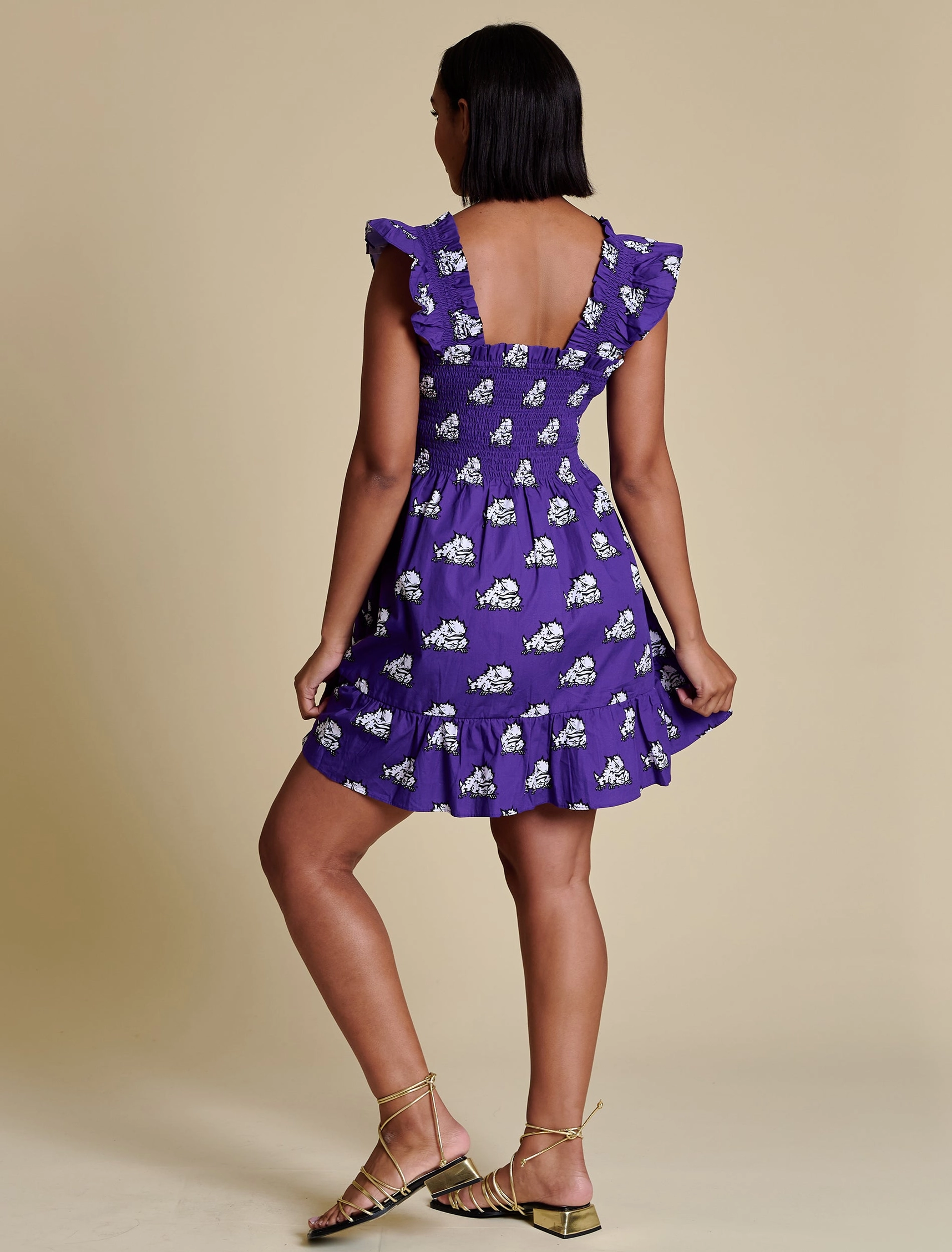 THE POPLIN SMOCKED DRESS