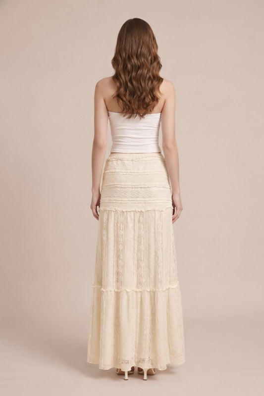 LACE MAXI SKIRT