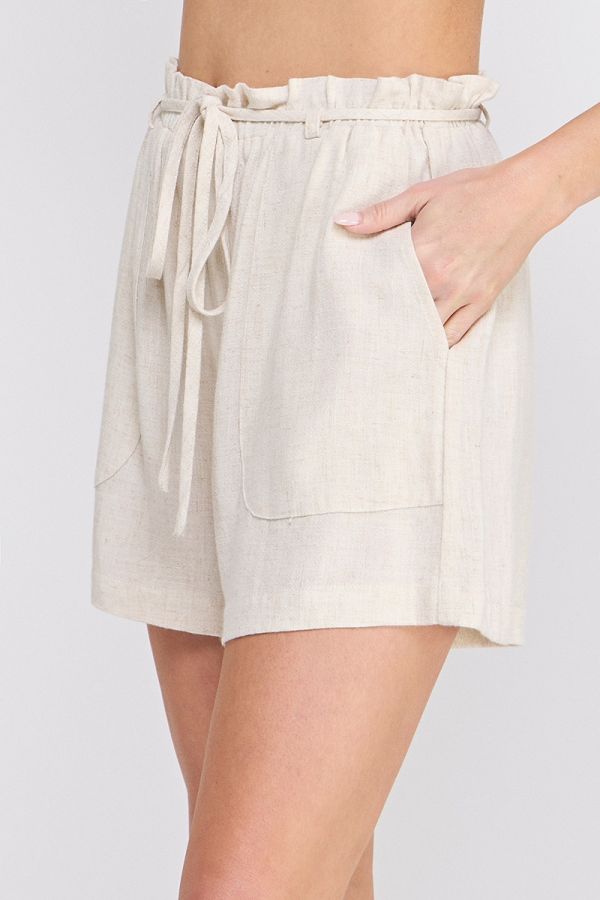 COTTON TWILL SHORTS