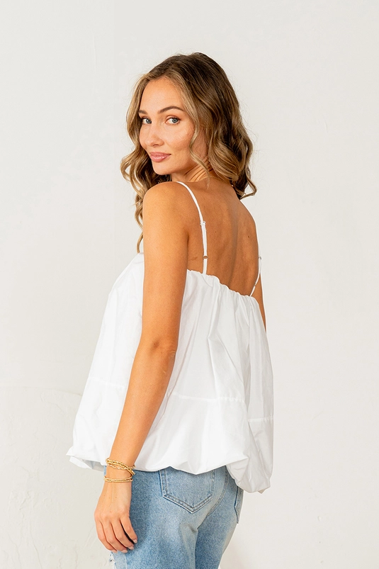 BUBBLE HEM TANK TOP