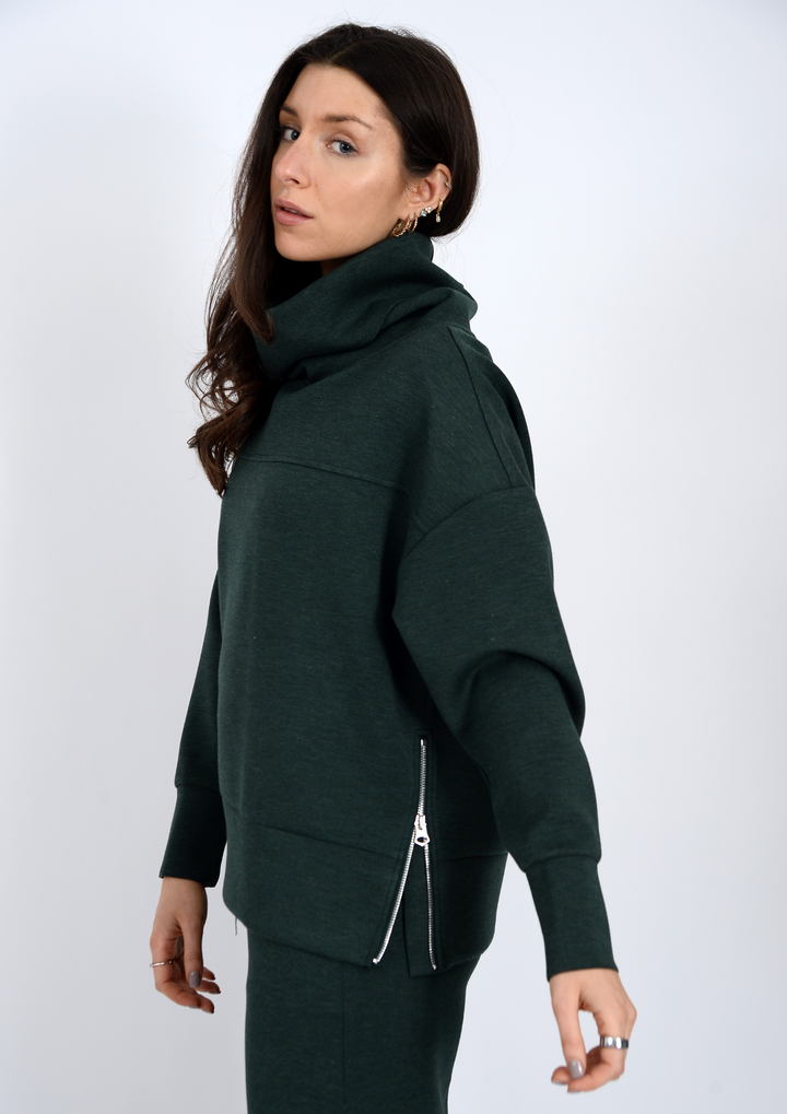 FILLANA FOLDOVER COLLAR PULLOVER