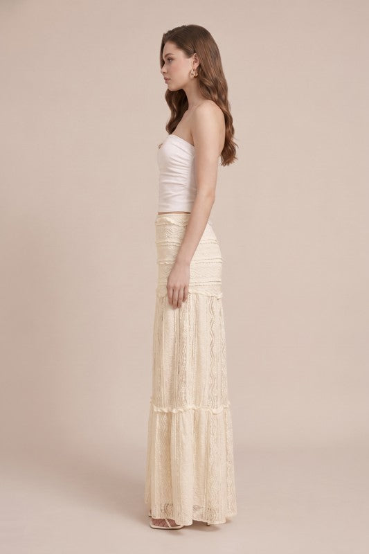 LACE MAXI SKIRT