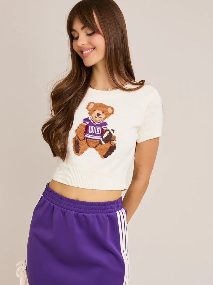 TEDDY BEAR SWEATER TOP