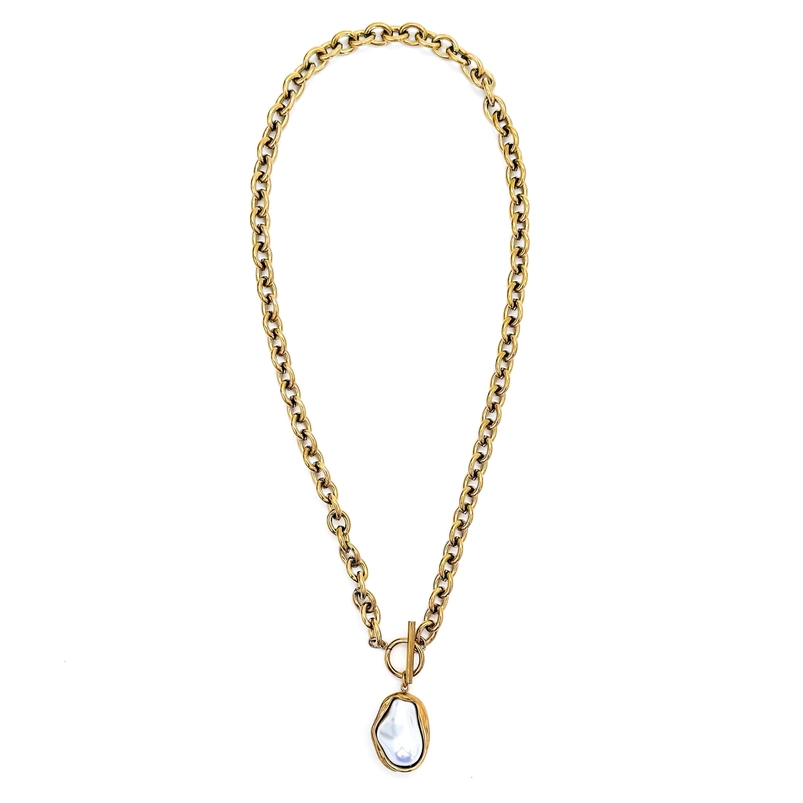 18K GOLD TARNISH FREE PEARL PENDANT