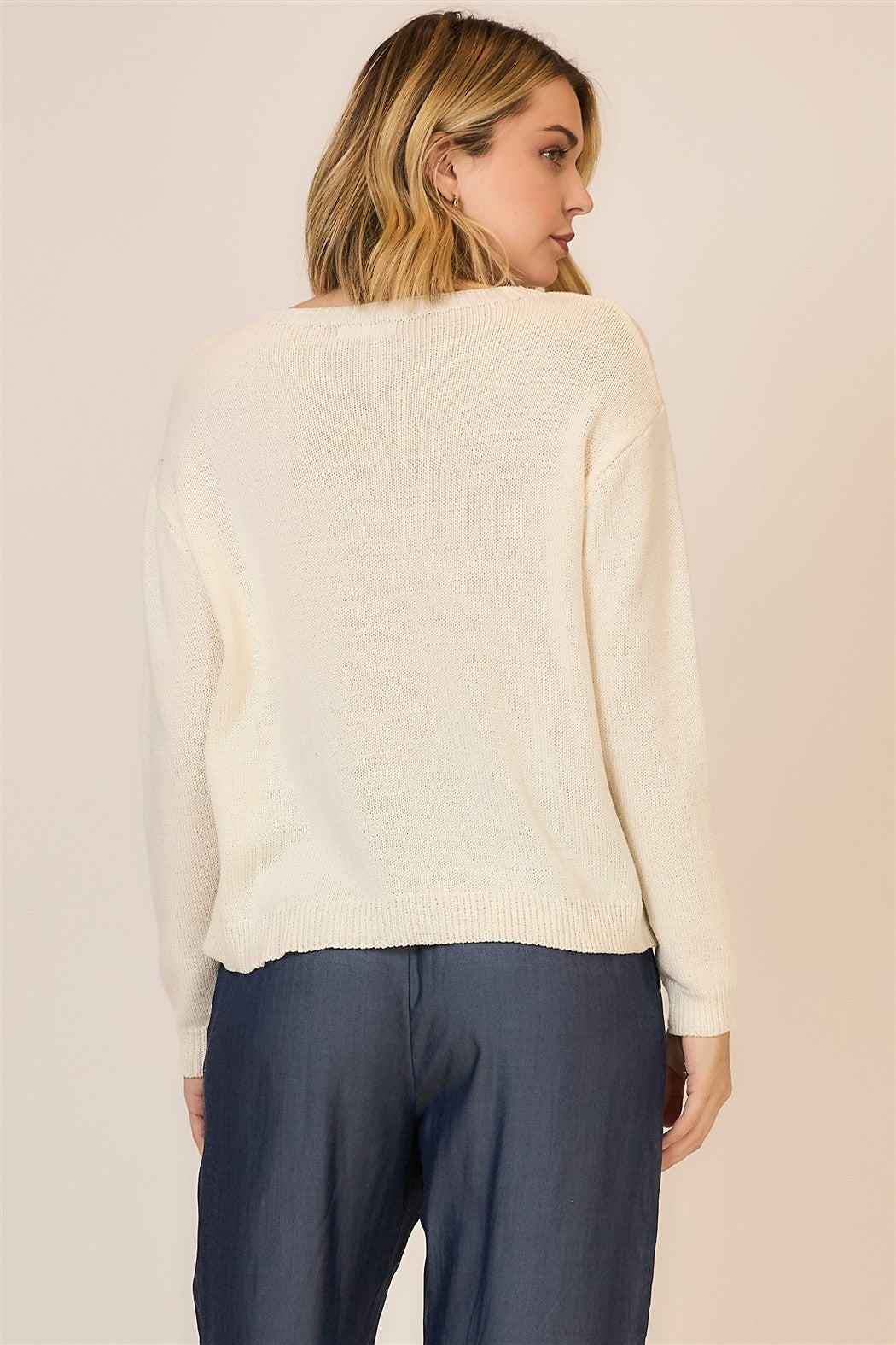 "SEA,SALT,SUN" SWEATER
