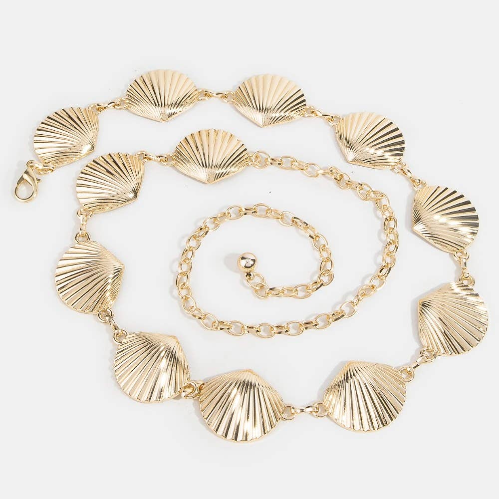 Seashell Link Chain Belt