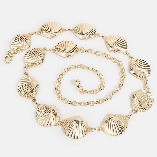 Seashell Link Chain Belt