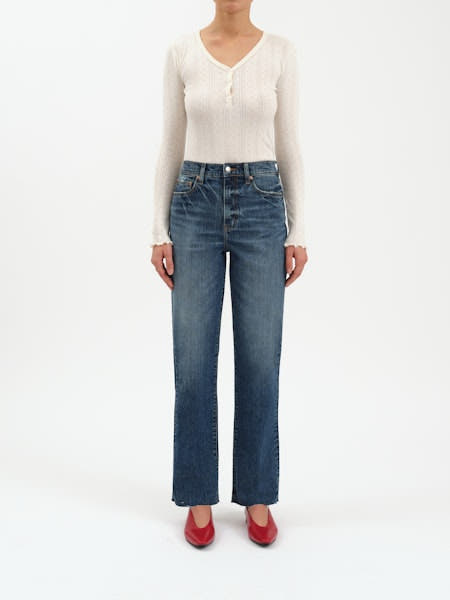 Sundaze High-Rise Vintage Straight Jeans
